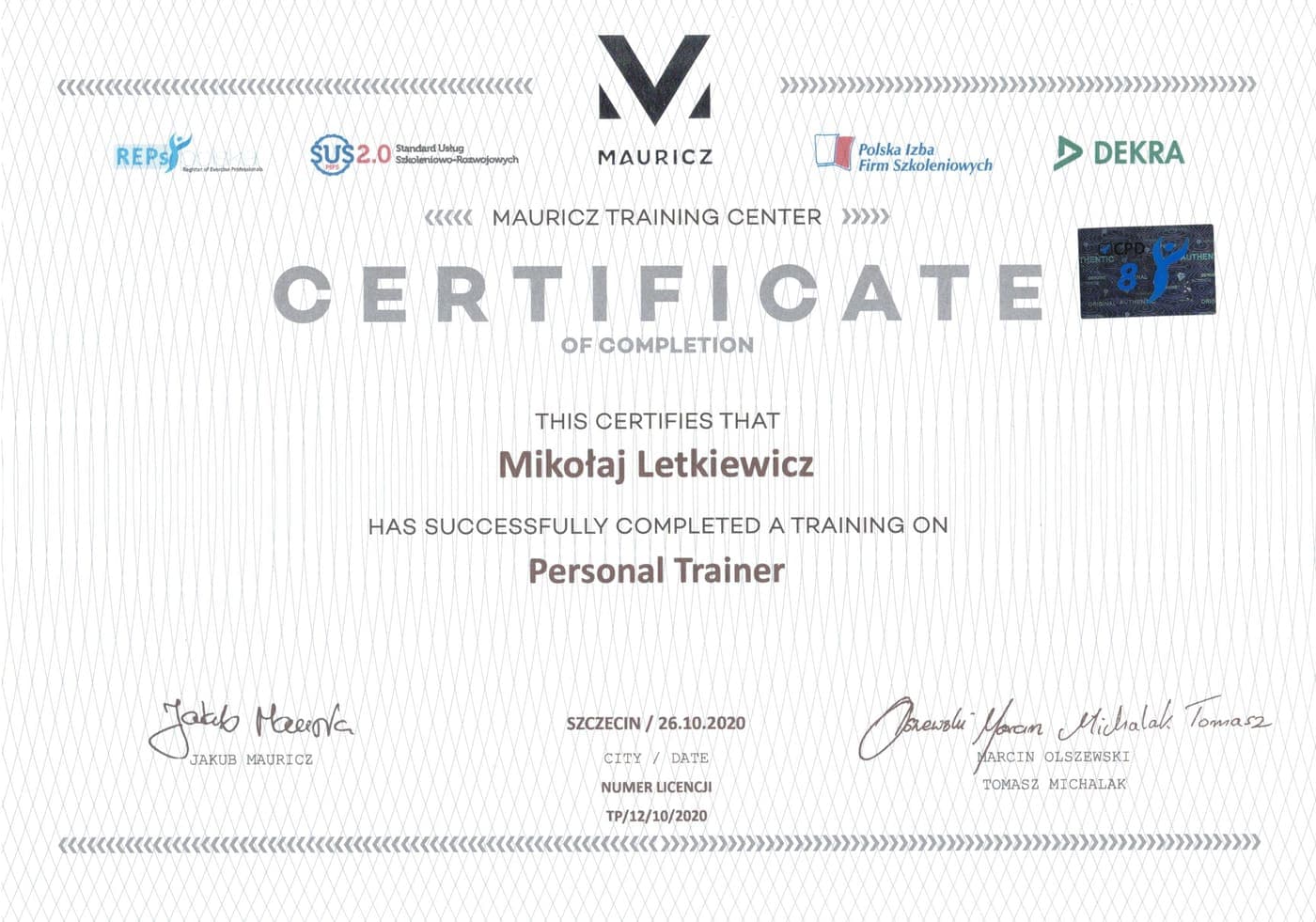 Trener personalny